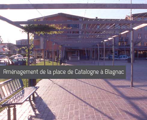 Aménagement de la place de Catalogne à Blagnac