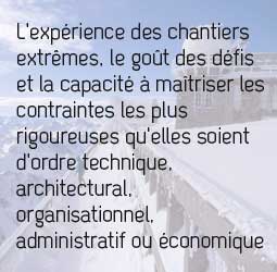 Chaumont Architectes - Les chantiers extrêmes